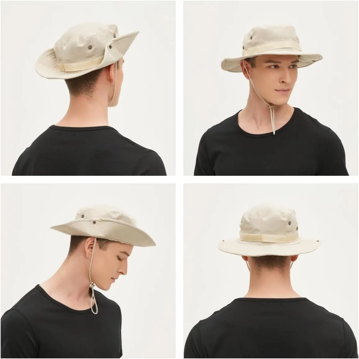 Sun Hats for Men Women Bucket Hat UPF 50  UV Protection Boonie Hat for Safari Fishing Hiking Garden Beach