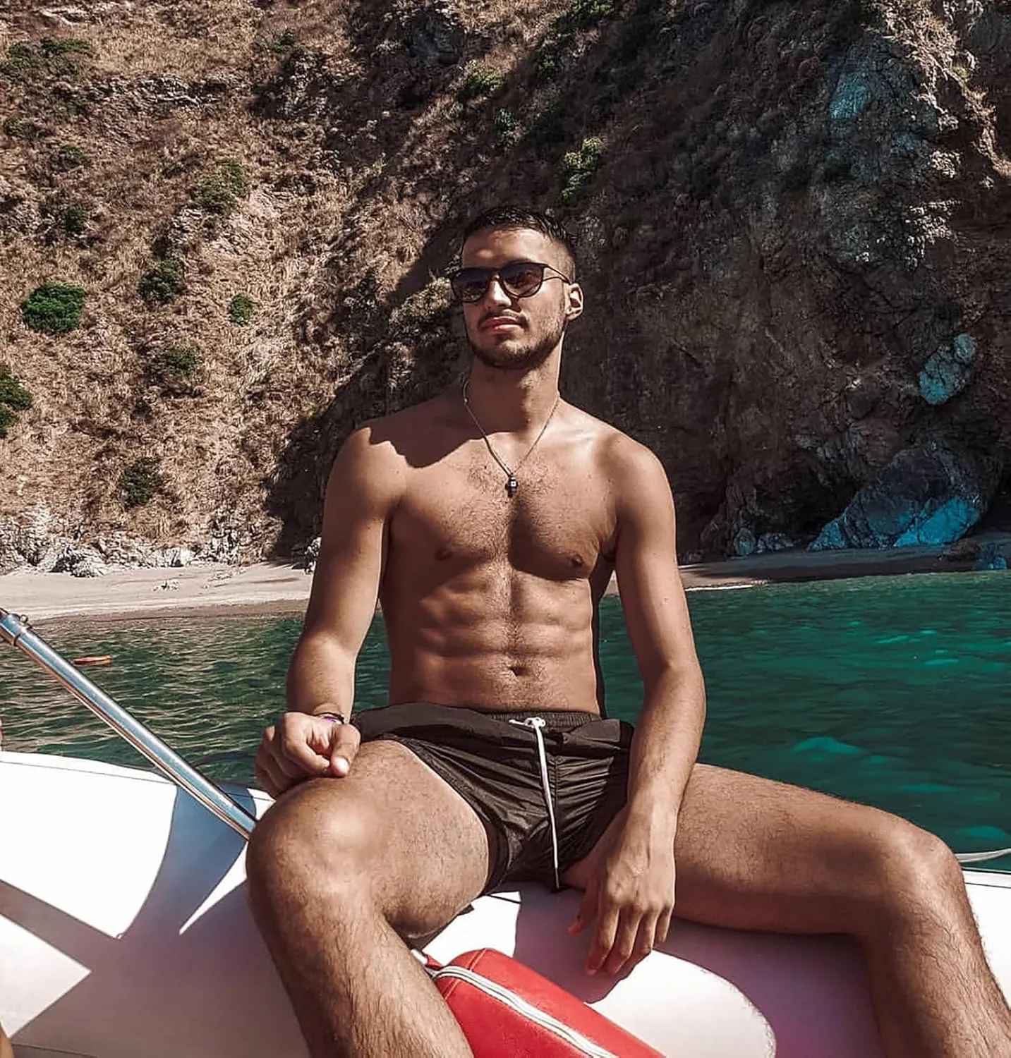 Swim Trunks Mens 3 Inch Mesh Liner Men's Swimwear Bathing Suit Short Swimming Trunks for Men Beach Shorts