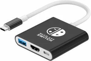 Switch Dock for Nintendo Switch Docking Station Portable Switch TV Adapter Support 4K/60HZ Switch TV Dock Mode Compatible Steam Deck Portable Switch Doc Station for Nintendo Switch/OLED