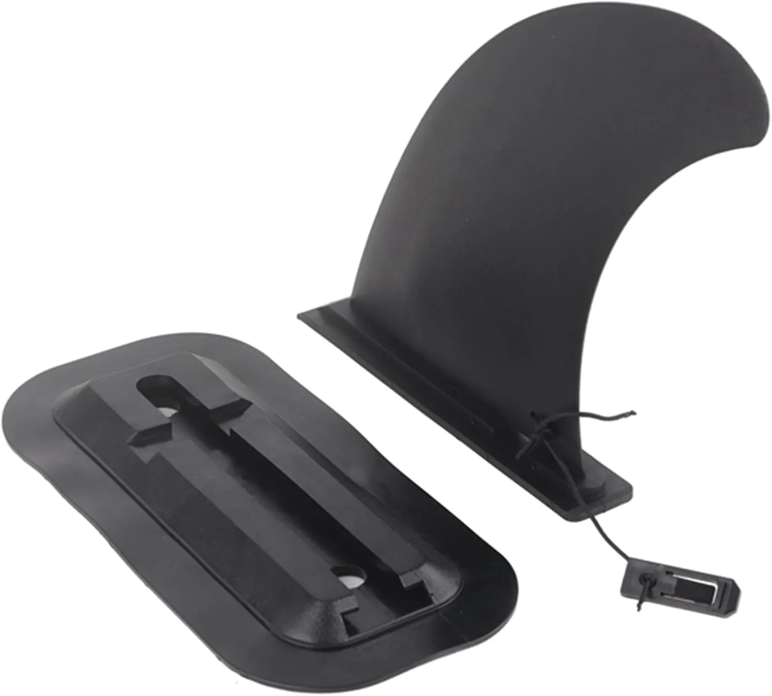 SYH&AQYE 8.54inch Center Fin Replacement, Detachable Center Fin with 9.65 Fin Dock, Surfboard Long Board Center Fin for Surfboard, Paddleboard, Swimming