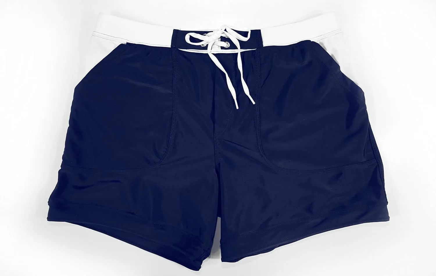 Taddlee Men Swimwear Swimsuits Solid Basic Long Swim Boxer Trunks Board Shorts