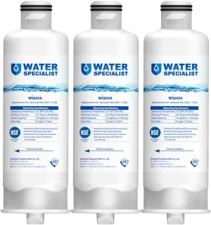 Waterspecialist DA97-17376B Replacement for Samsung HAF-QIN/EXP, HAF-QIN, RF28T5001SR, DA97-08006C, RS27T5200SR, RF28R7351SG, RF24R7201SR, RF27T5201SR, WS645A, Refrigerator Water Filter (Pack of 3)