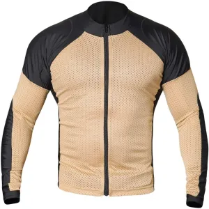 WICKED STOCK Mesh Armored Motorcycle Shirt - CE Level 2 Unisex Motorcycle Protective Shirt for Summer with Removable Padding