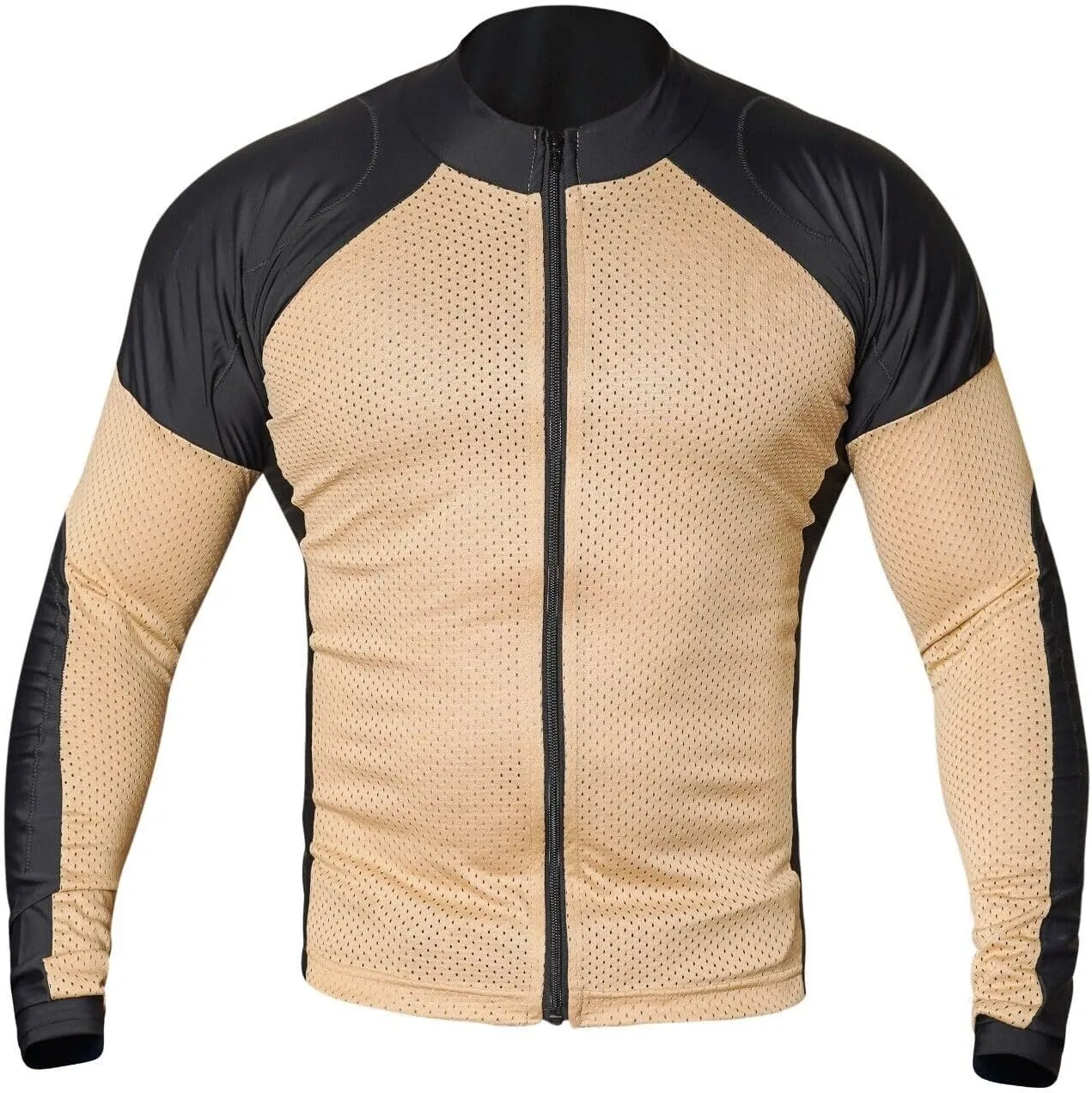 WICKED STOCK Mesh Armored Motorcycle Shirt - CE Level 2 Unisex Motorcycle Protective Shirt for Summer with Removable Padding