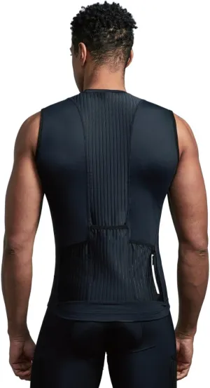 Wind Tunnel Fabric Mens Sleeveless Cycling Jersey Tops Cycling Vest Bike Biking Vest, Reflective Pocket