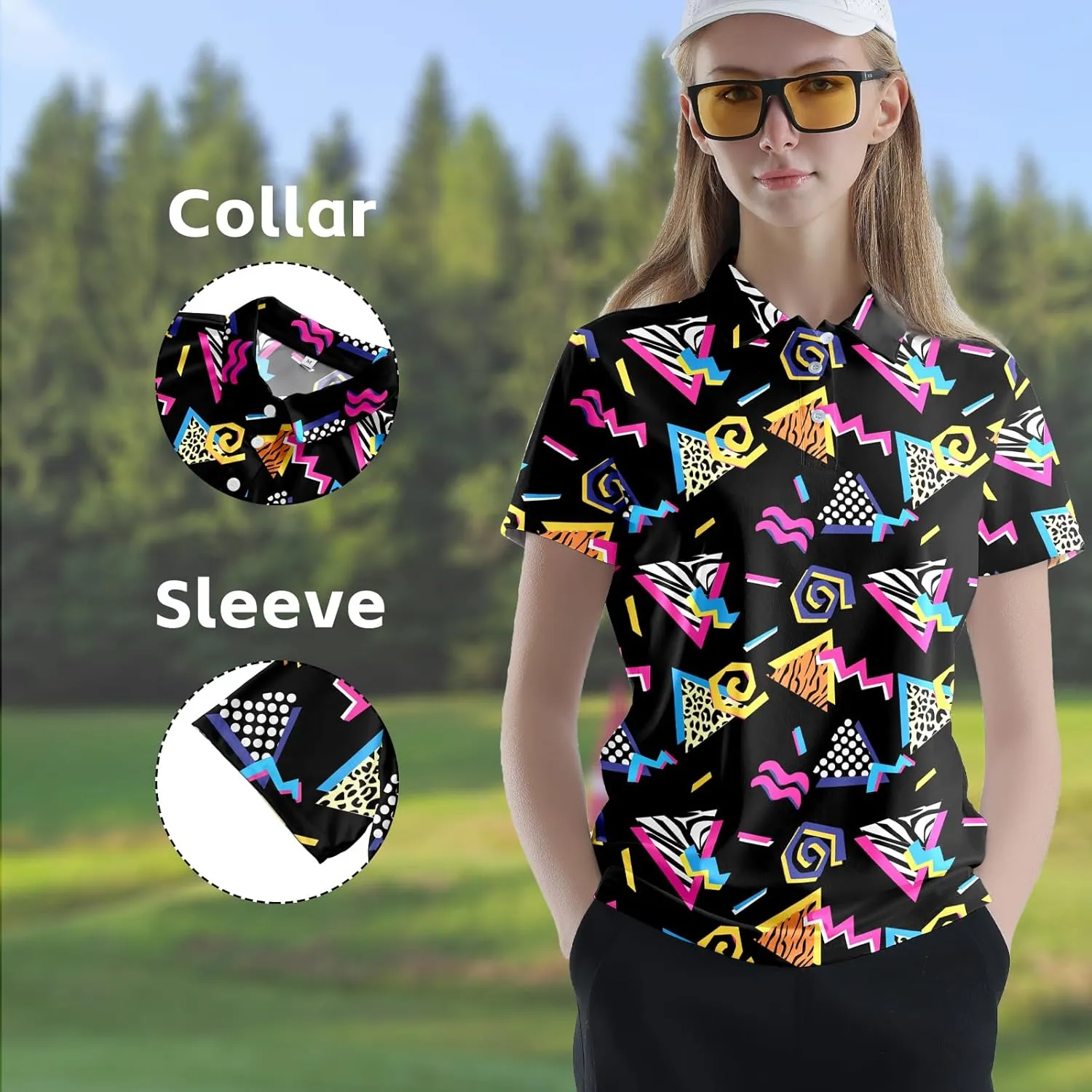 Womens Funny Golf Shirts Outfits Casual Golf Shirt