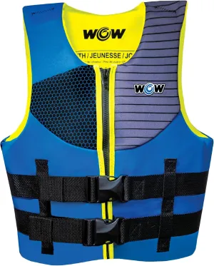 Wow Sports Kids Life Jacket, US Coast Guard Approved Life Vest for Fishing, Kyaking, & Boating PFD